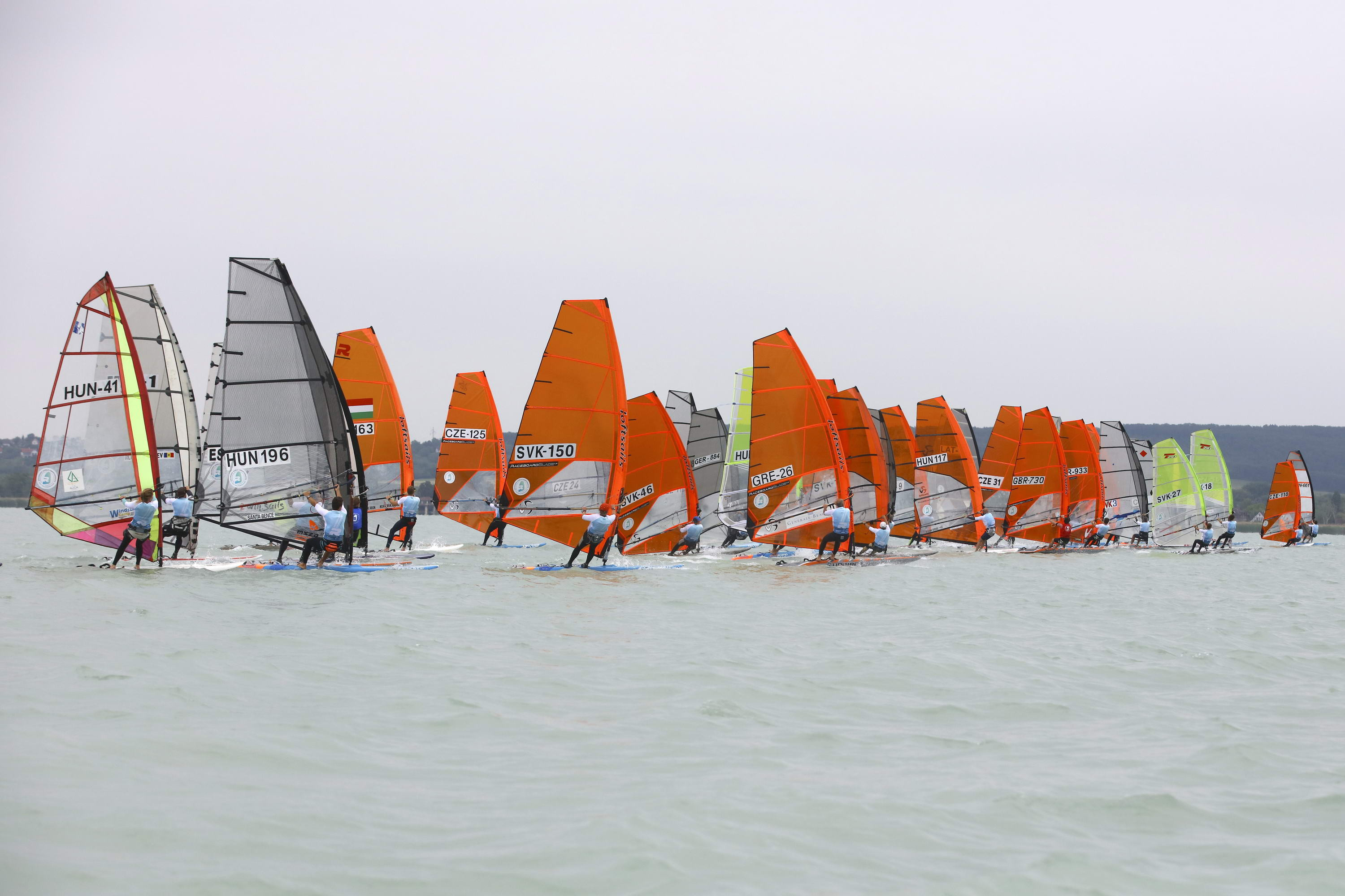 Patrik Pollak wins the raceboard world championship in Balatonföldvár